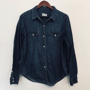 Denim blouse